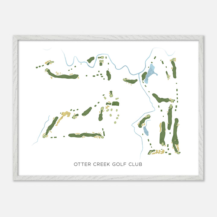 Print of Otter Creek Golf Club Modern Map