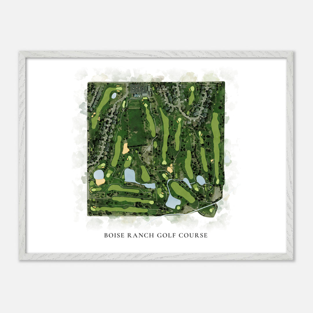 Print of Boise Ranch Golf Course Classic Map