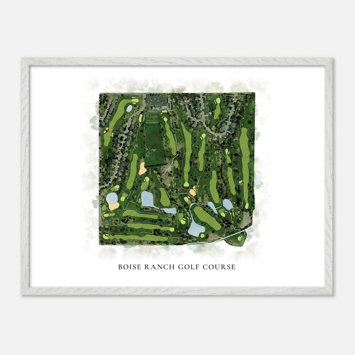 Print of Boise Ranch Golf Course Classic Map
