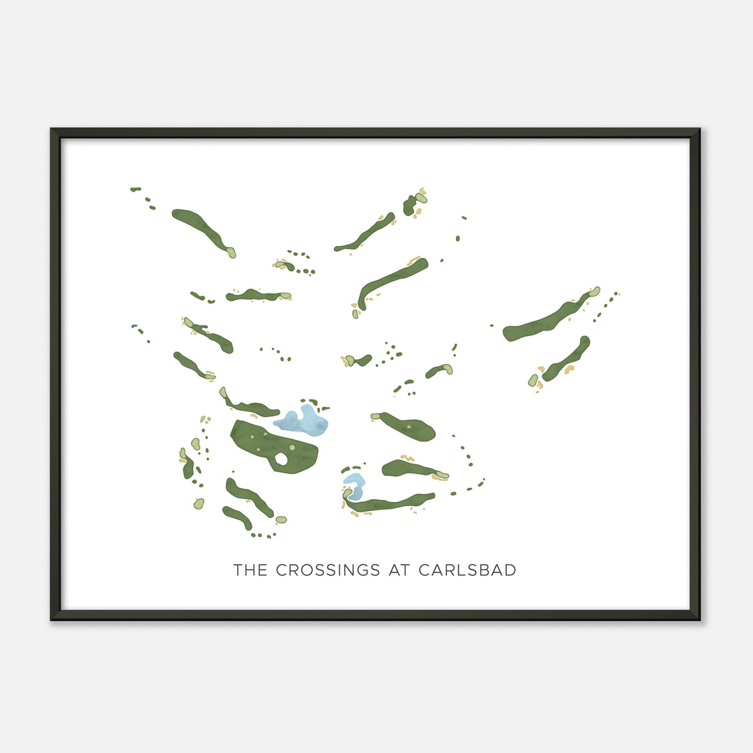 Print of The Crossings At Carlsbad Modern Map