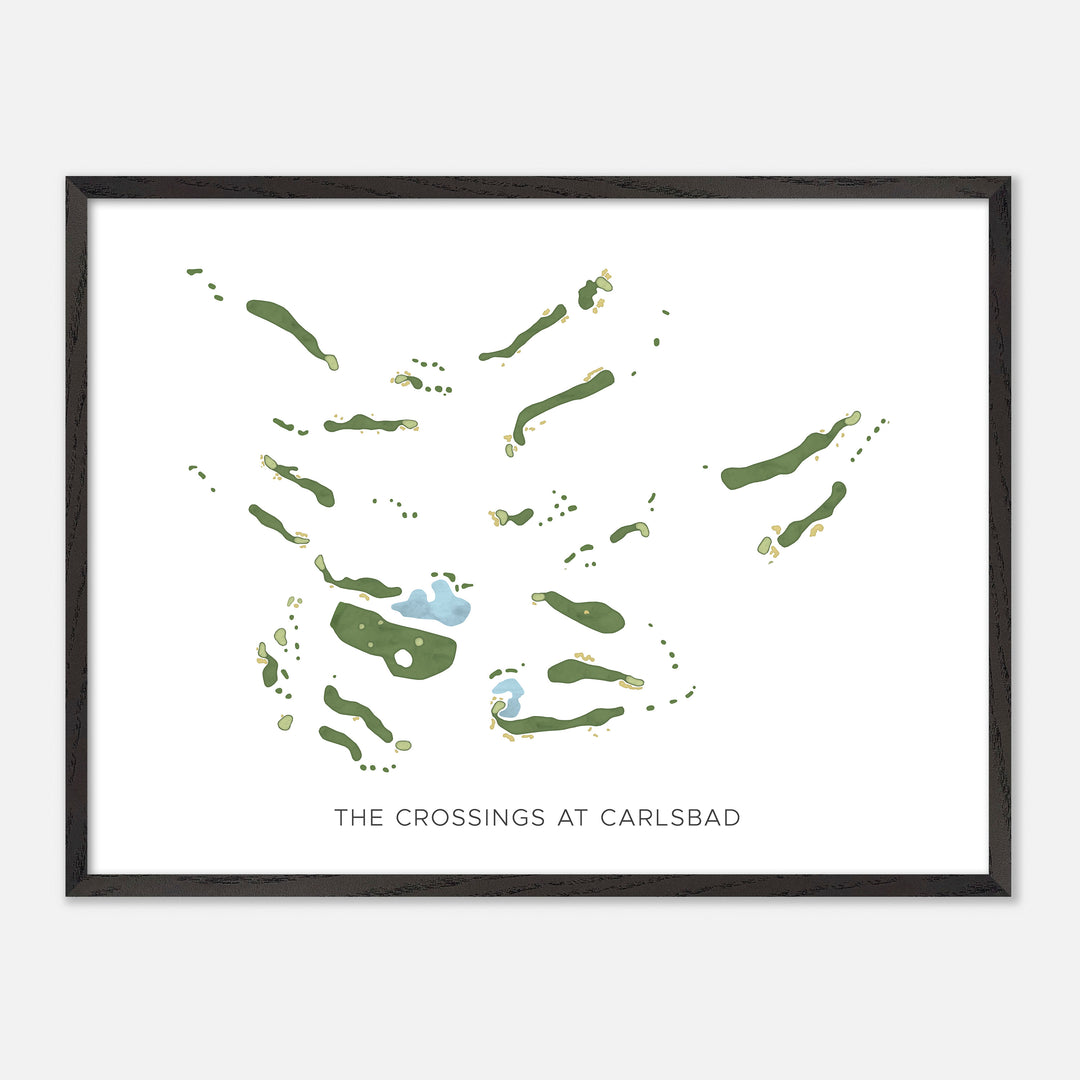 Print of The Crossings At Carlsbad Modern Map