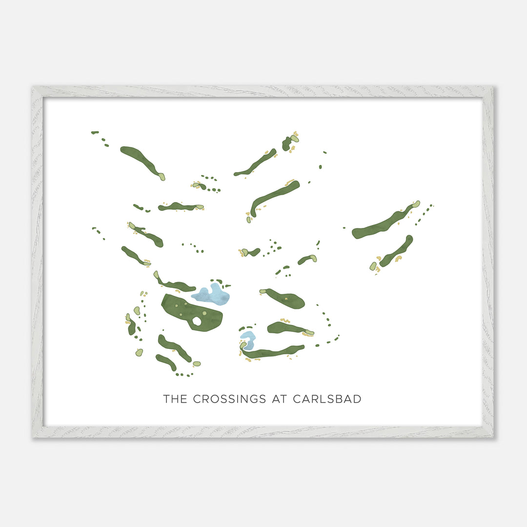 Print of The Crossings At Carlsbad Modern Map