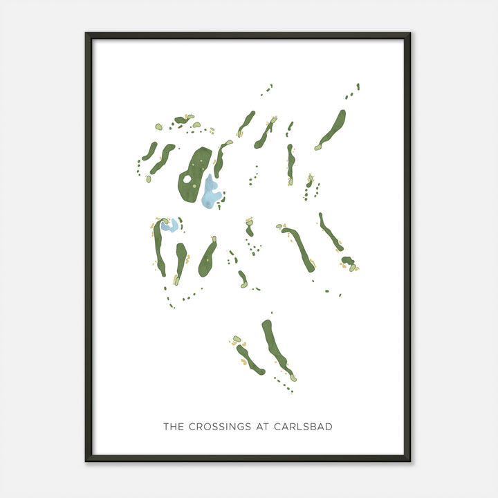 Print of The Crossings At Carlsbad Modern Map