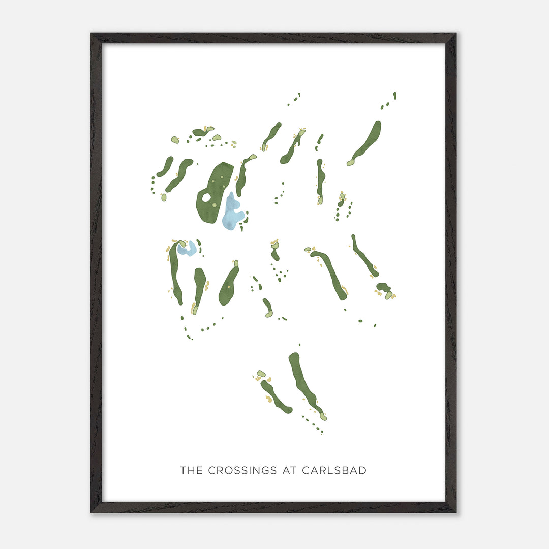 Print of The Crossings At Carlsbad Modern Map