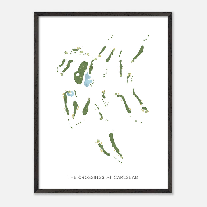 Print of The Crossings At Carlsbad Modern Map