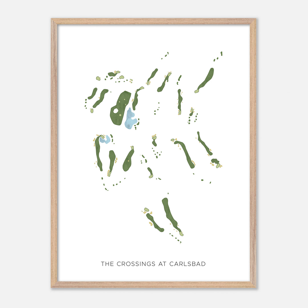 Print of The Crossings At Carlsbad Modern Map