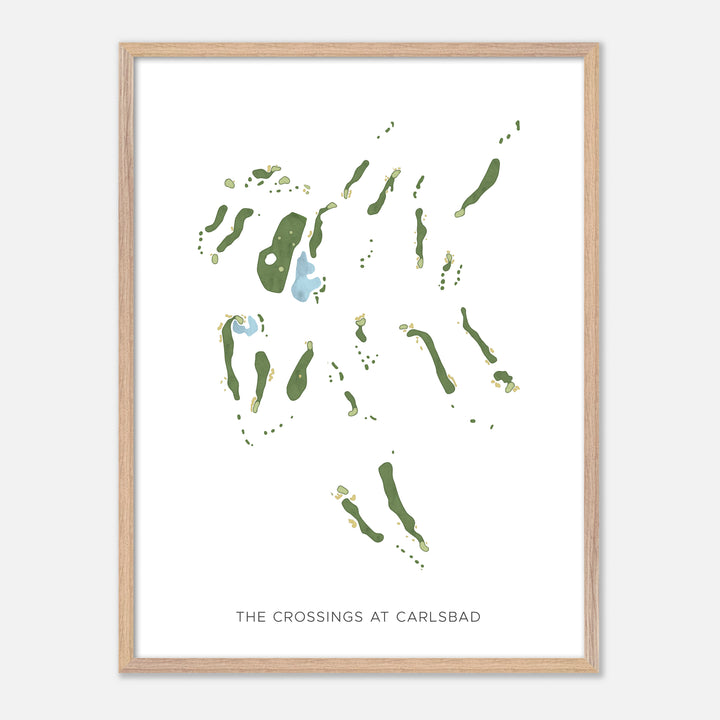 Print of The Crossings At Carlsbad Modern Map