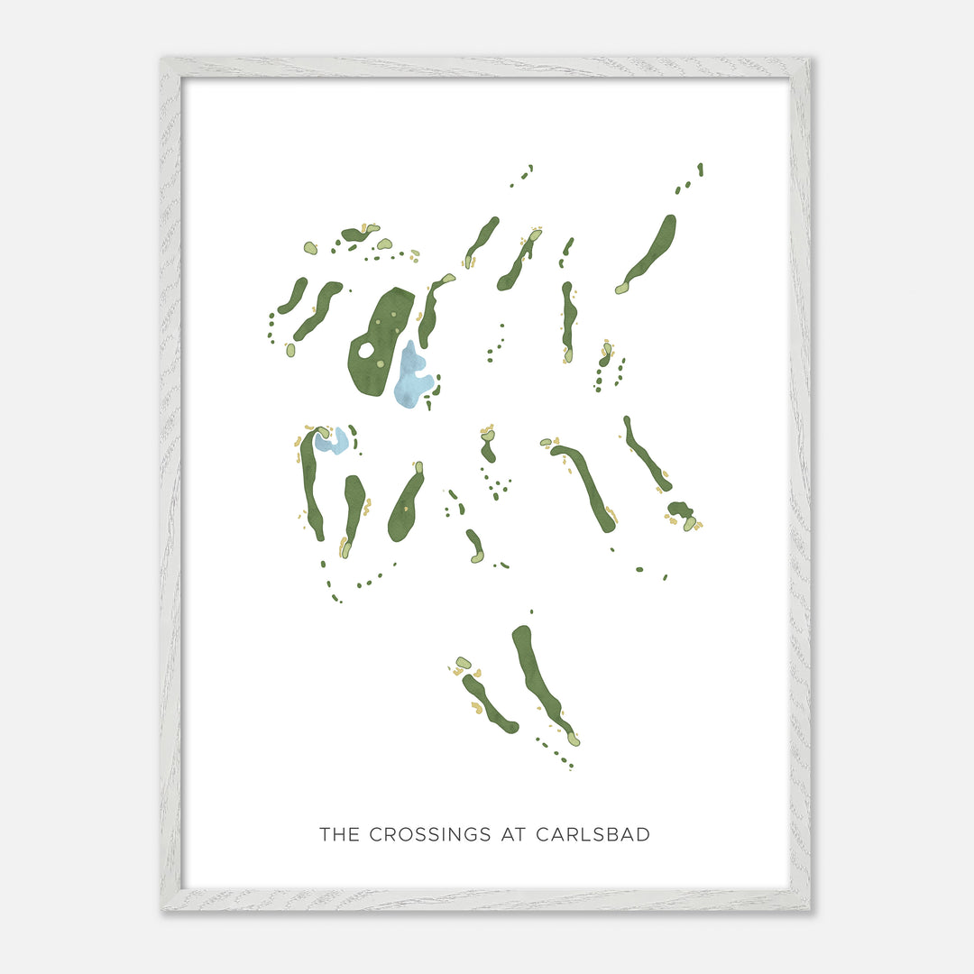 Print of The Crossings At Carlsbad Modern Map