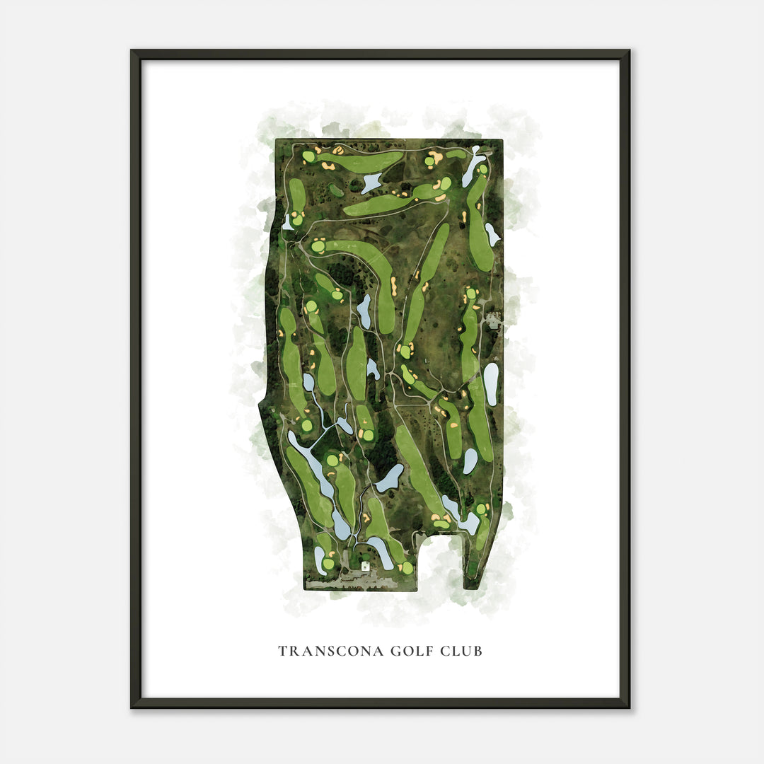 Print of Transcona Golf Club Classic Map