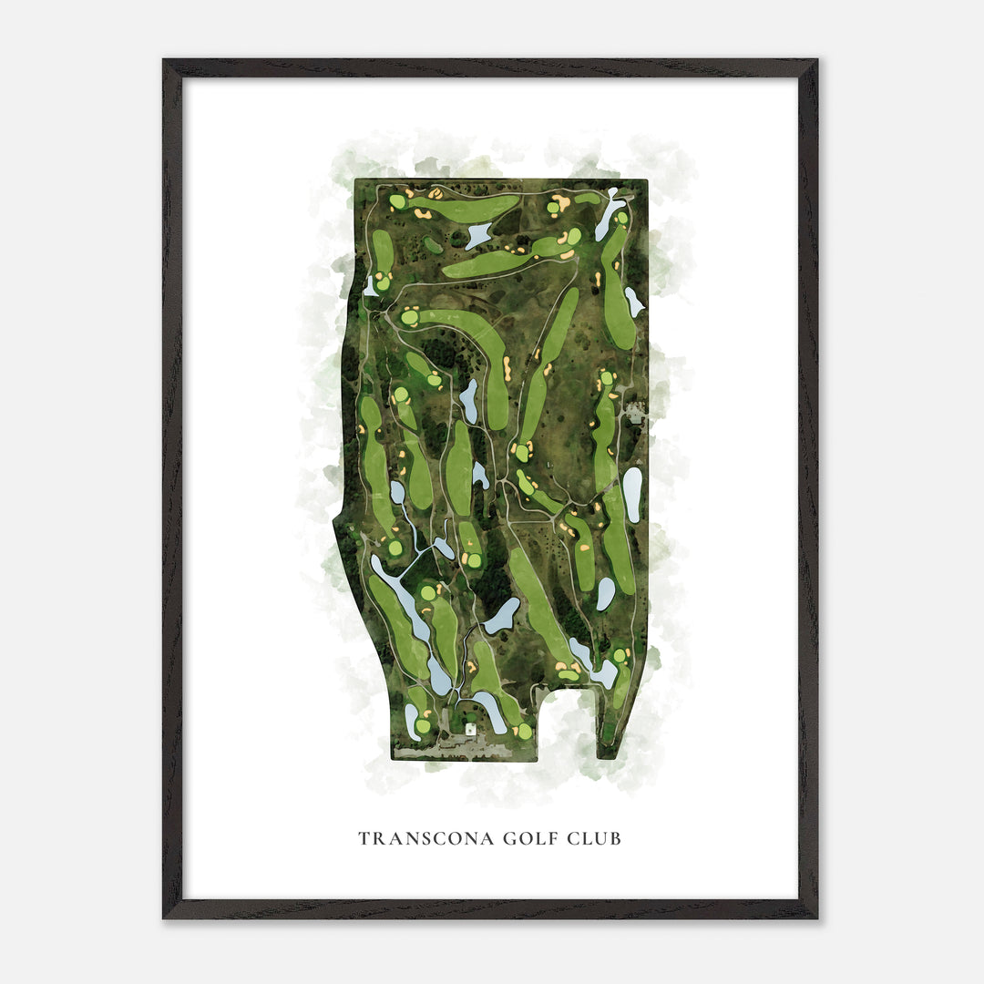 Print of Transcona Golf Club Classic Map