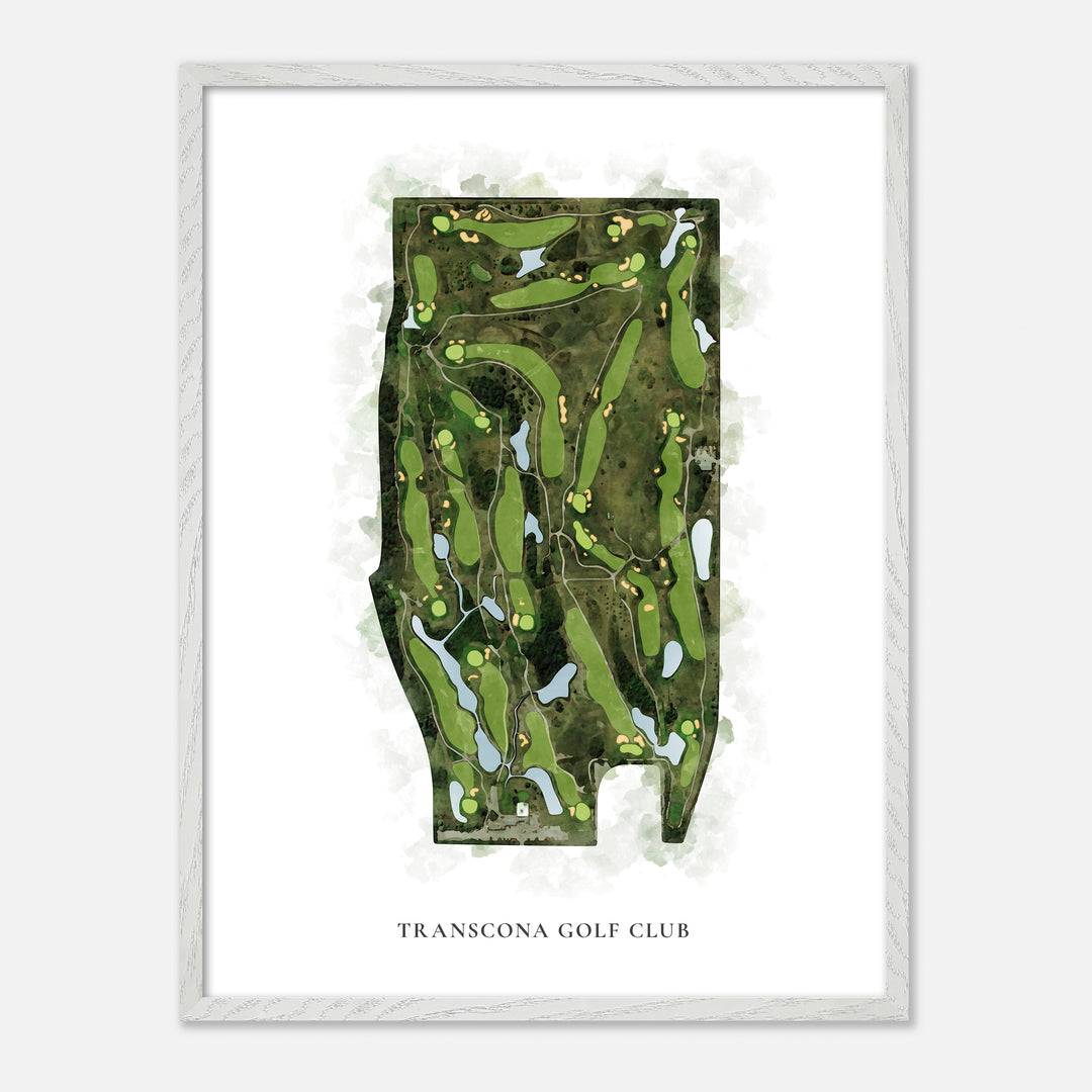 Print of Transcona Golf Club Classic Map