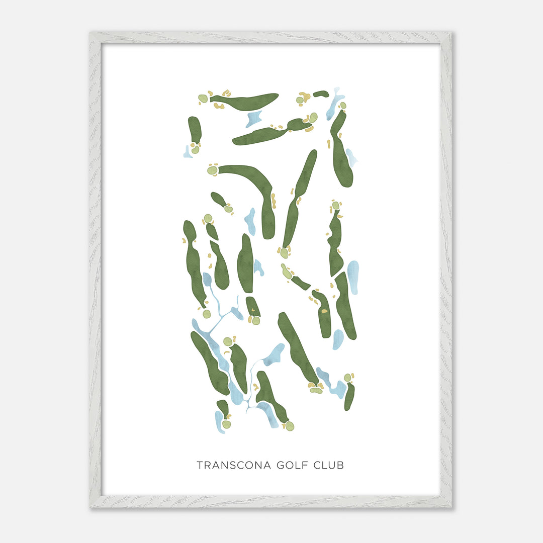 Print of Transcona Golf Club Modern Map