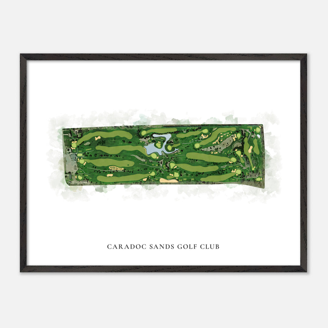 Print of Caradoc Sands Golf Club Classic Map
