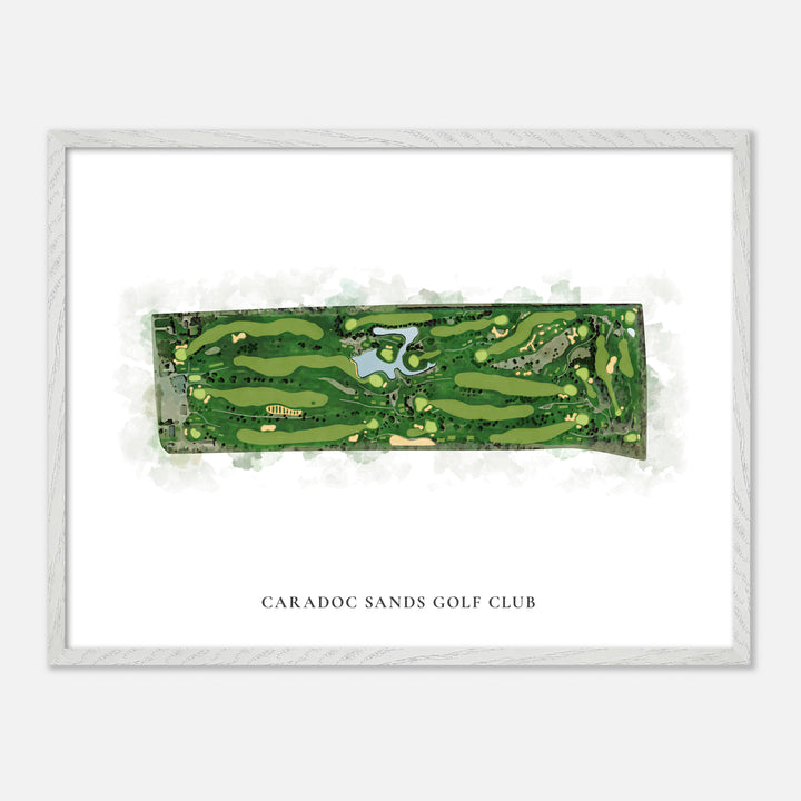 Print of Caradoc Sands Golf Club Classic Map