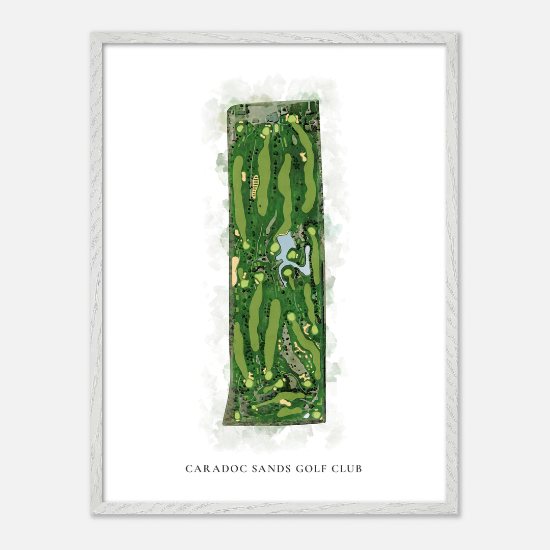 Print of Caradoc Sands Golf Club Classic Map