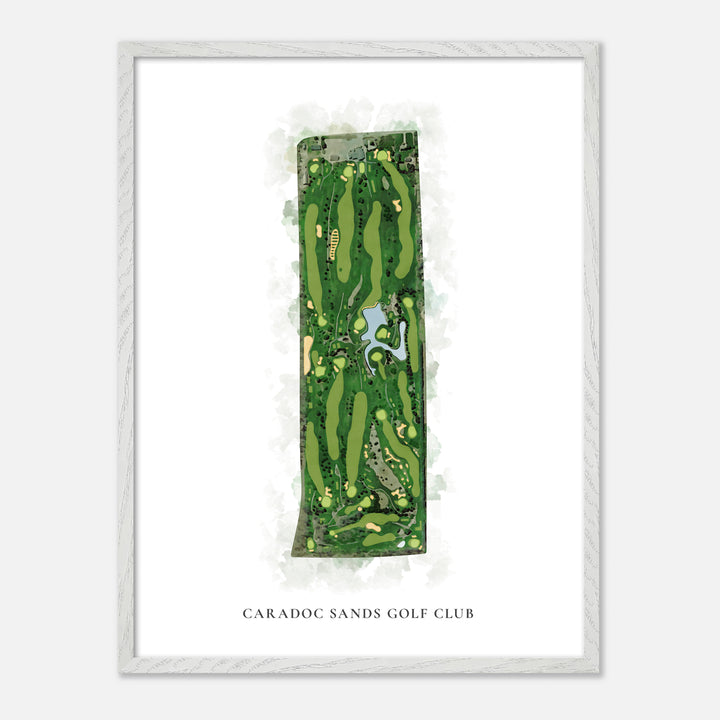 Print of Caradoc Sands Golf Club Classic Map