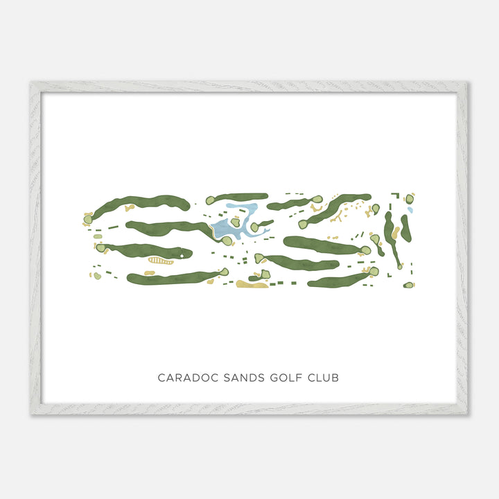 Print of Caradoc Sands Golf Club Modern Map