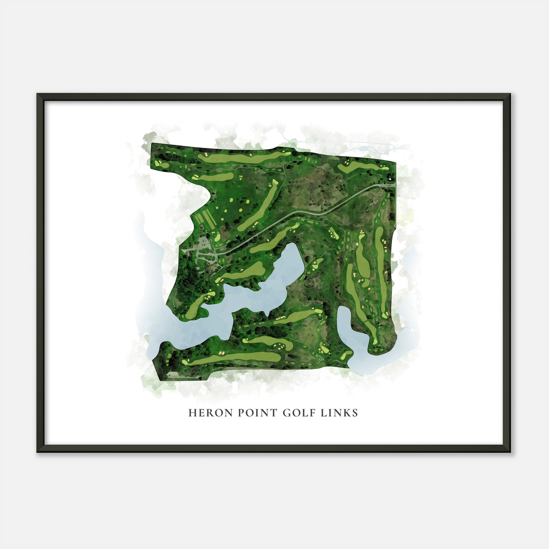 Print of Heron Point Golf Links Classic Map