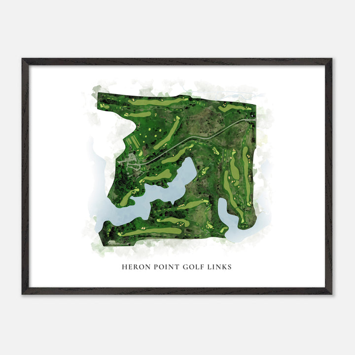 Print of Heron Point Golf Links Classic Map
