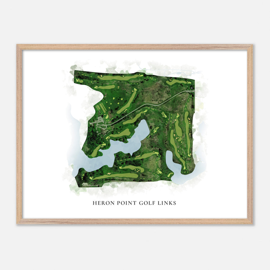 Print of Heron Point Golf Links Classic Map