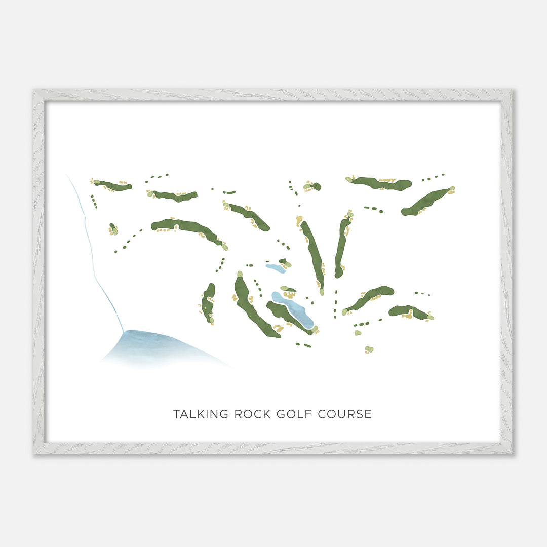 Print of Talking Rock Golf Course Modern Map