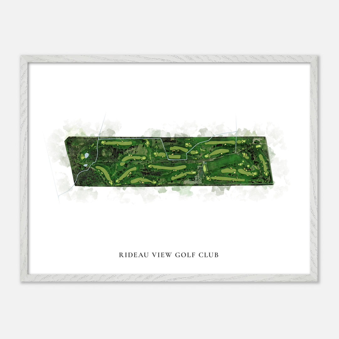 Print of Rideau View Golf Club Classic Map