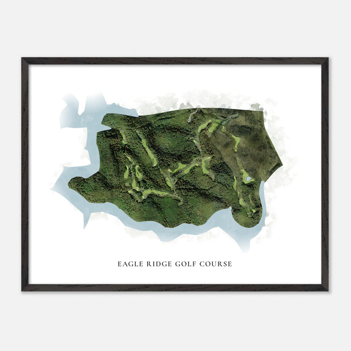 Print of Eagle Ridge Golf Course Classic Map
