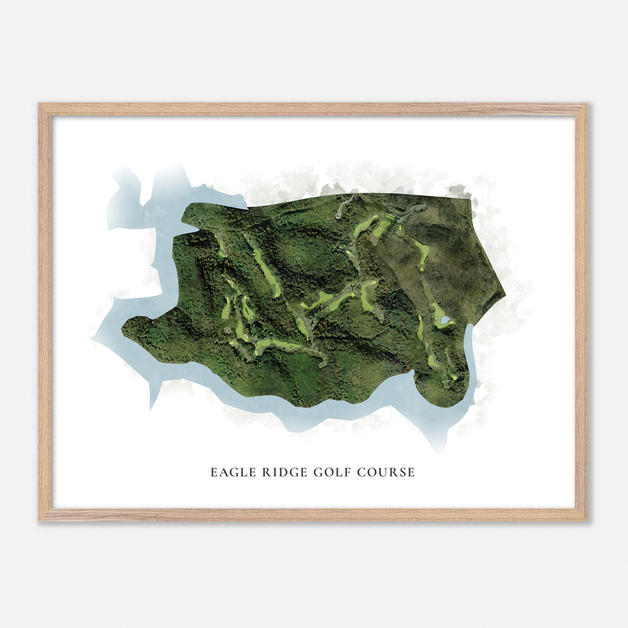 Print of Eagle Ridge Golf Course Classic Map