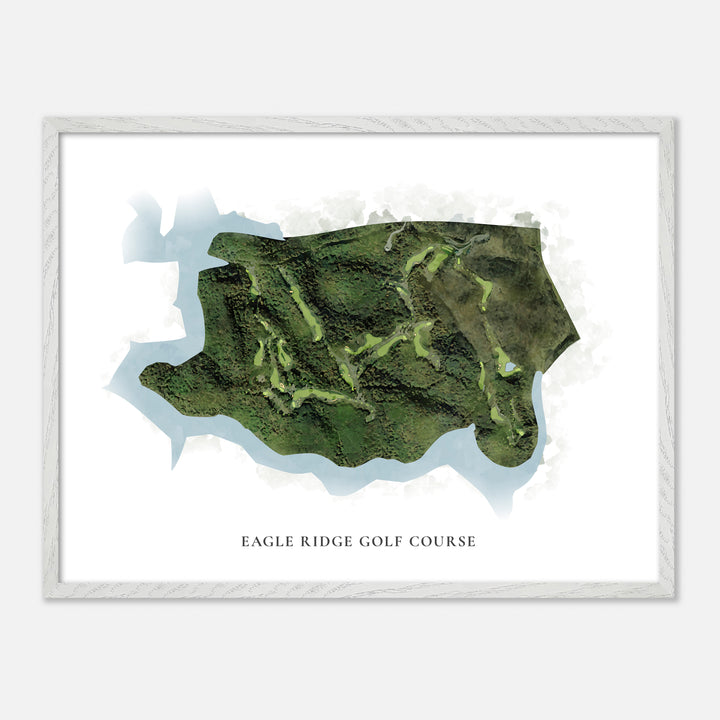 Print of Eagle Ridge Golf Course Classic Map