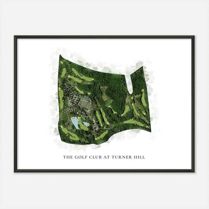 Print of The Golf Club At Turner Hill Classic Map