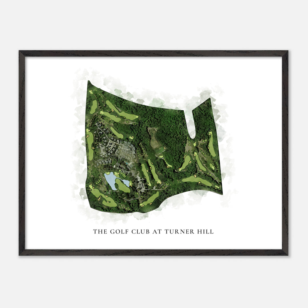 Print of The Golf Club At Turner Hill Classic Map