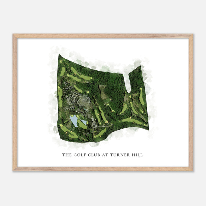 Print of The Golf Club At Turner Hill Classic Map
