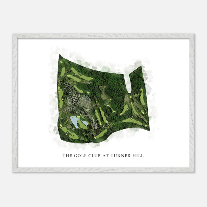 Print of The Golf Club At Turner Hill Classic Map