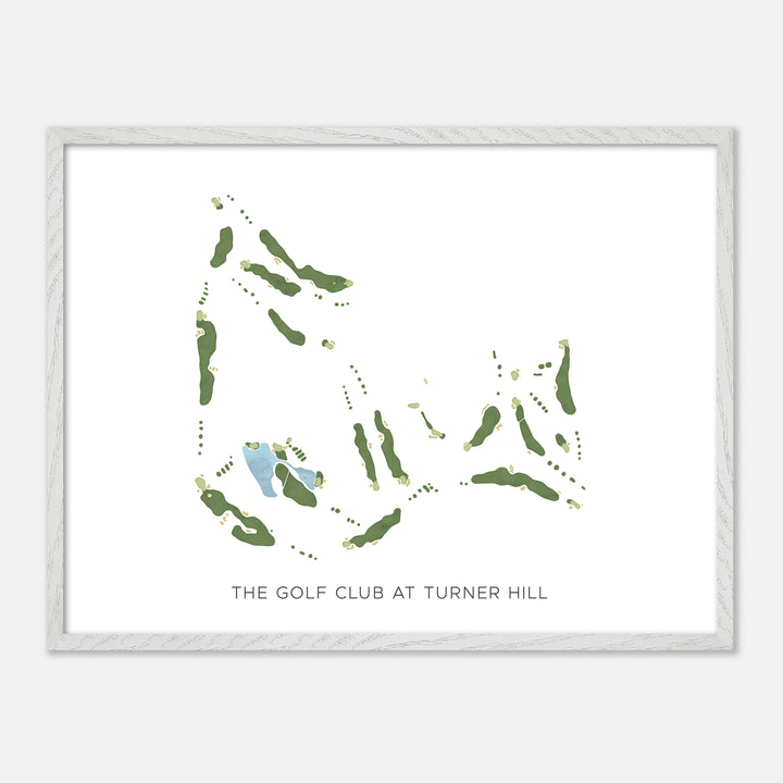 Print of The Golf Club At Turner Hill Modern Map