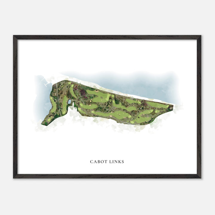 Print of Cabot Links Classic Map