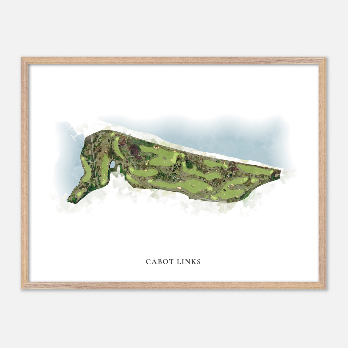 Print of Cabot Links Classic Map