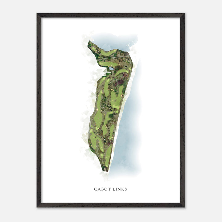 Print of Cabot Links Classic Map