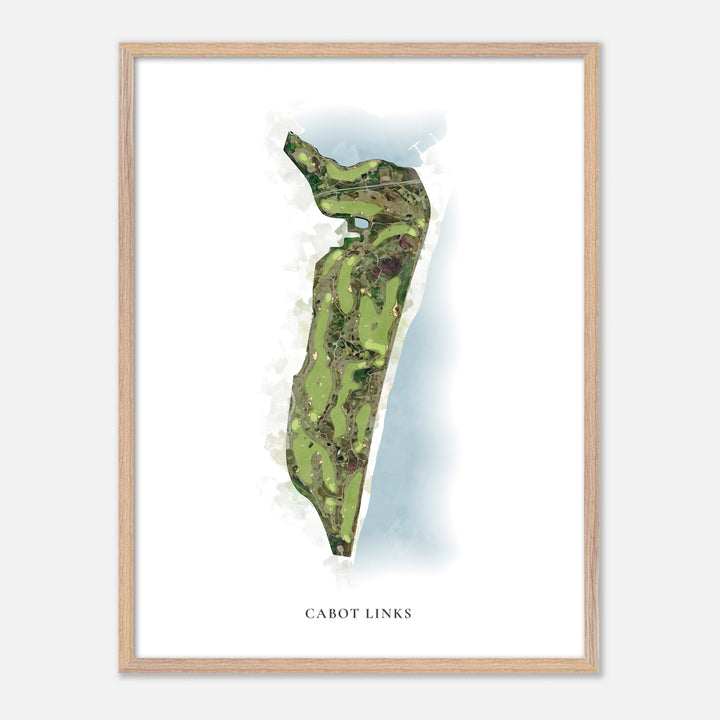 Print of Cabot Links Classic Map