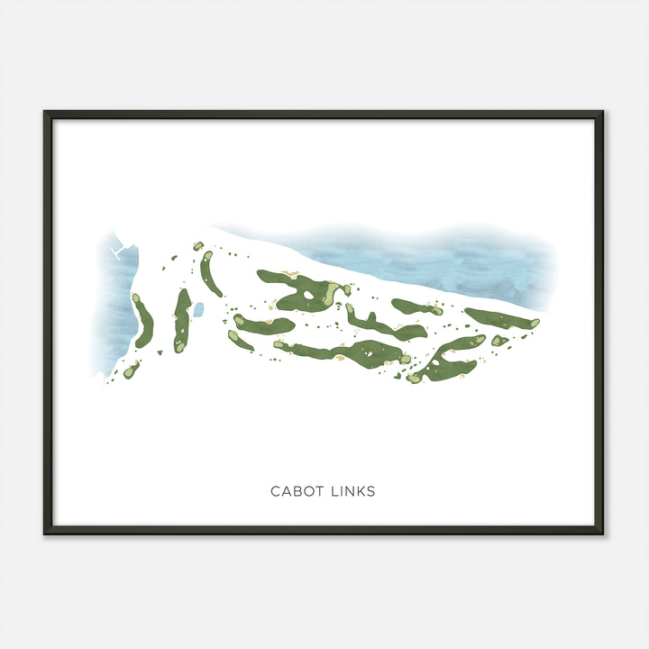 Print of Cabot Links Modern Map