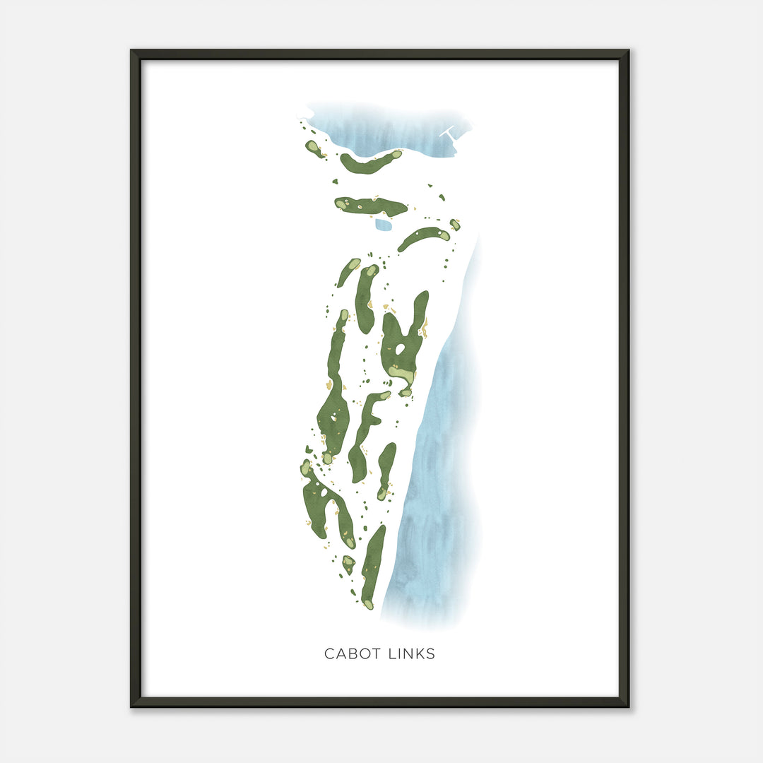 Print of Cabot Links Modern Map