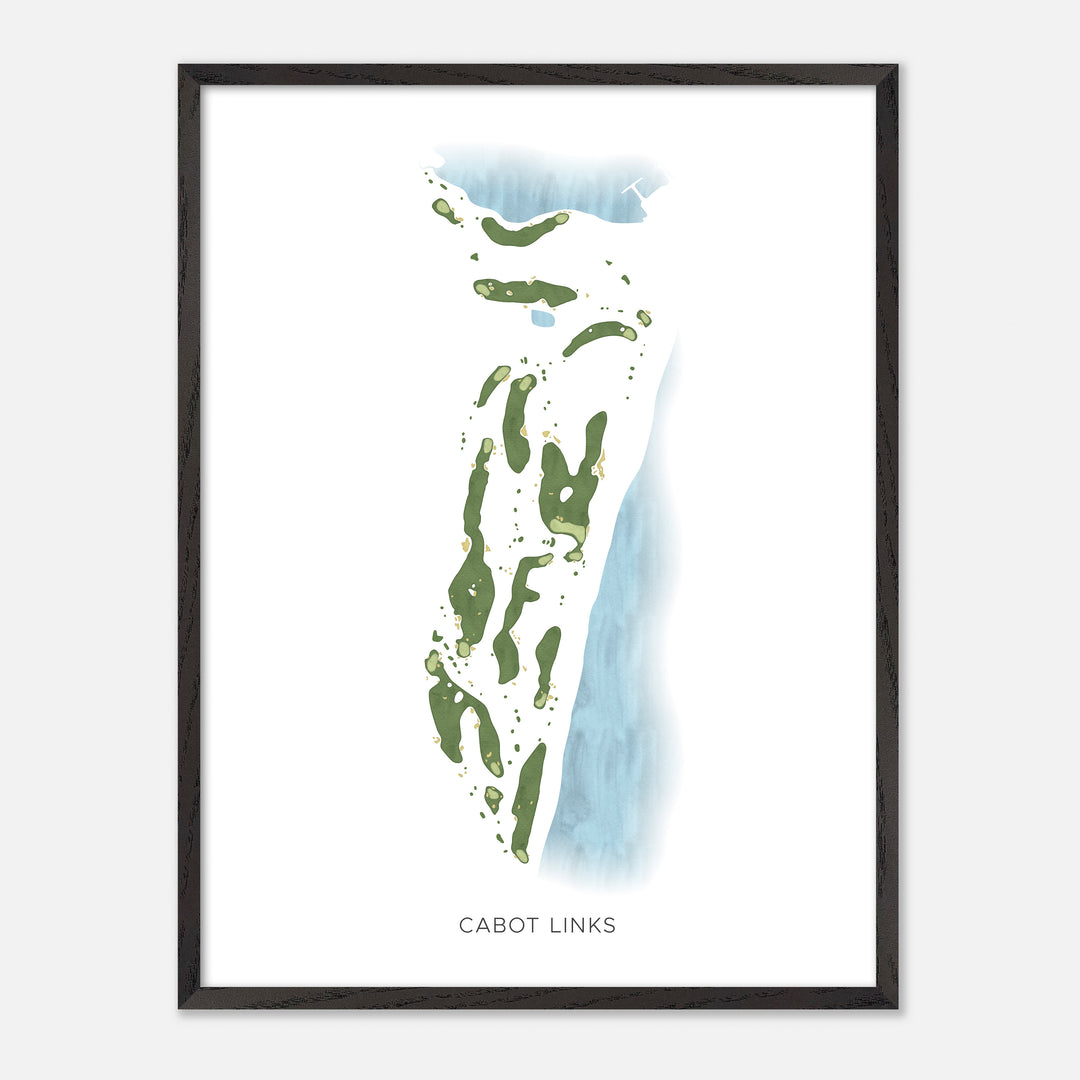 Print of Cabot Links Modern Map