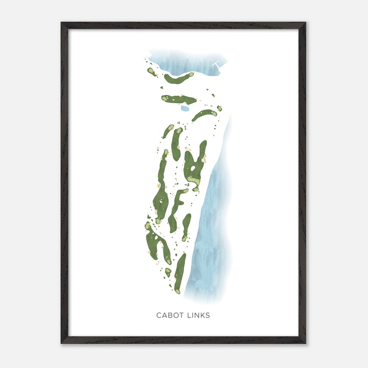 Print of Cabot Links Modern Map