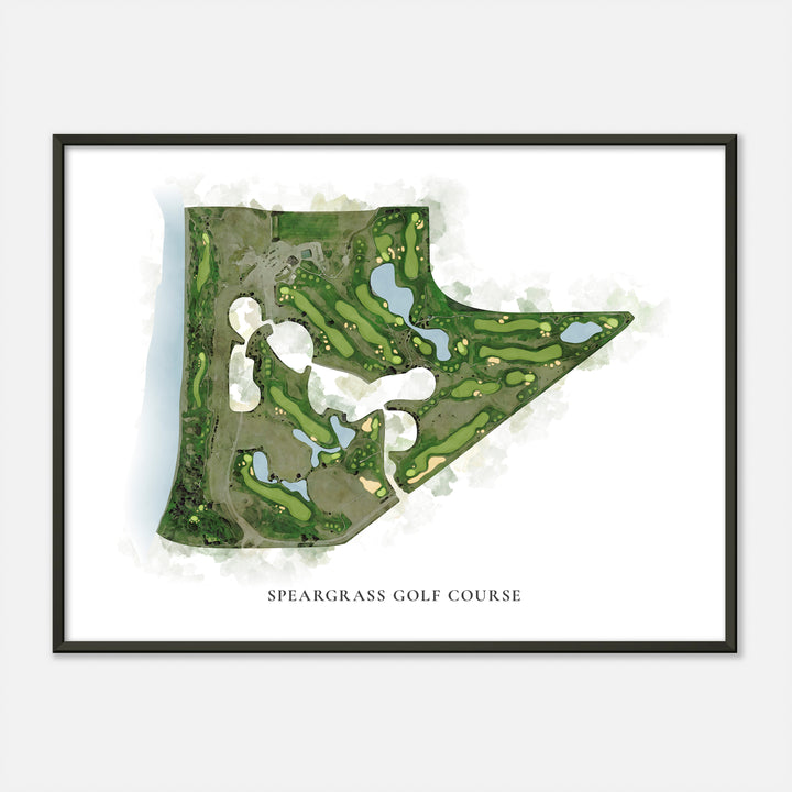Print of Speargrass Golf Course Classic Map