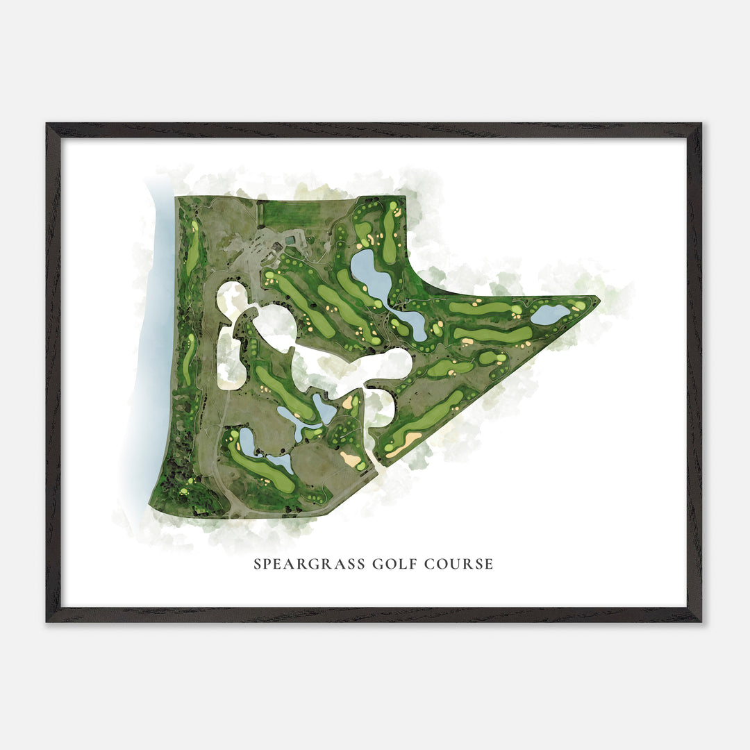 Print of Speargrass Golf Course Classic Map
