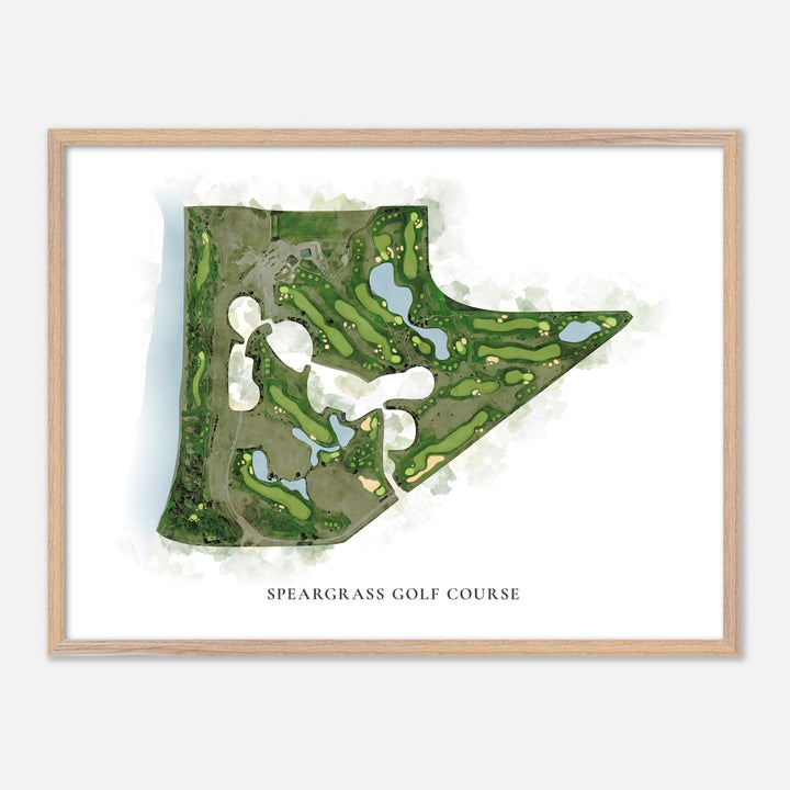 Print of Speargrass Golf Course Classic Map