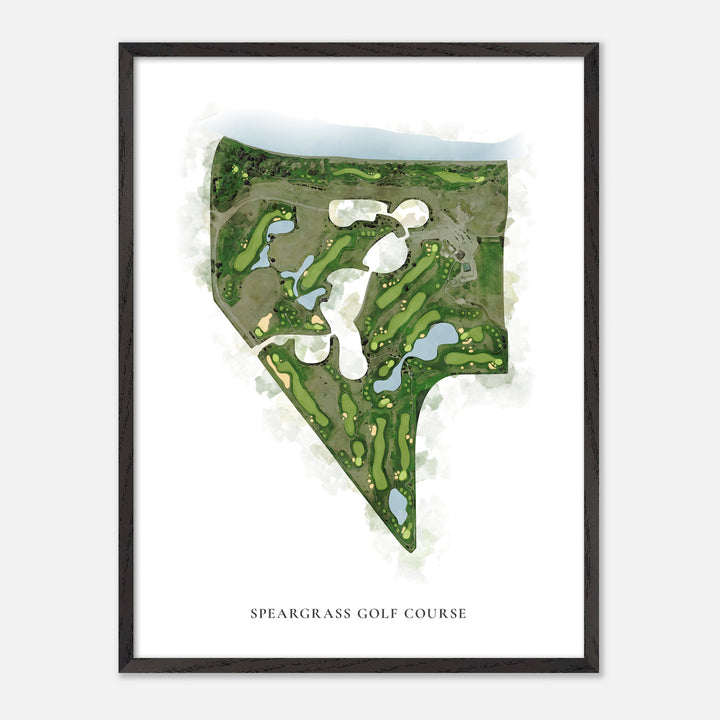 Print of Speargrass Golf Course Classic Map