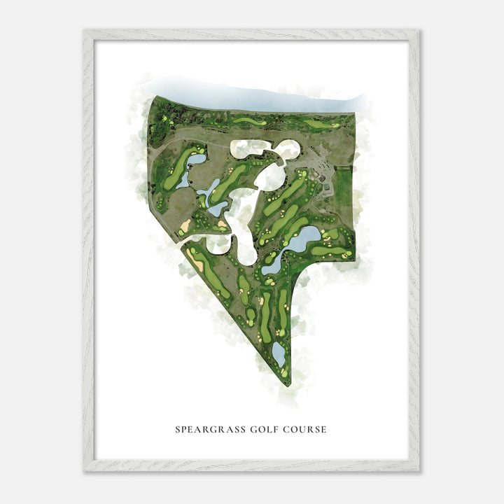 Print of Speargrass Golf Course Classic Map