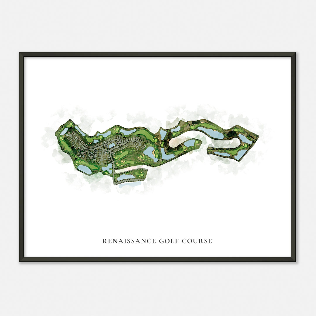 Print of Renaissance Golf Course Classic Map