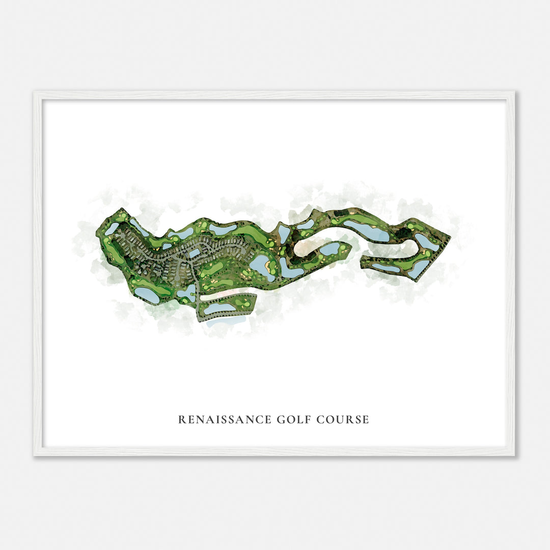 Print of Renaissance Golf Course Classic Map