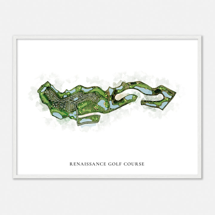 Print of Renaissance Golf Course Classic Map